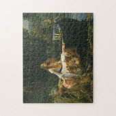 Puzzle Lady Shalott On Boat par John William Waterhouse (Vertical)