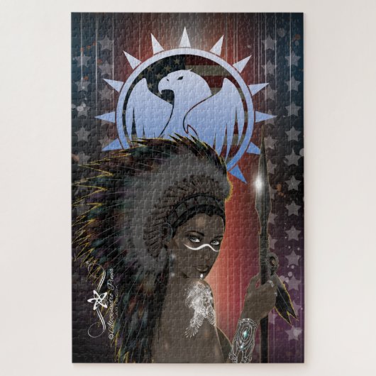 Puzzle Lady Sioux (Vertical)
