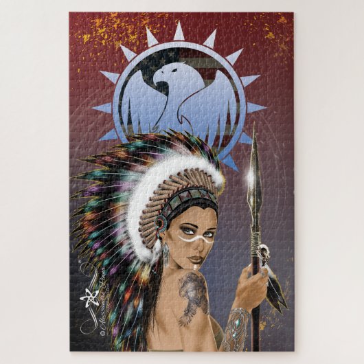 Puzzle Lady Sioux (Vertical)