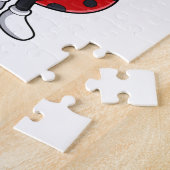 Puzzle Ladybug avec jonquille de fleurs (Côté)