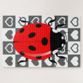 Puzzle Ladybug & Coeurs (Horizontal)