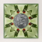 Puzzle Ladybug Sur Dogwood Nature Ajouter Votre Photo (Horizontal)