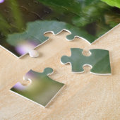 Puzzle Ladybug sur les fleurs de violet doux (Côté)