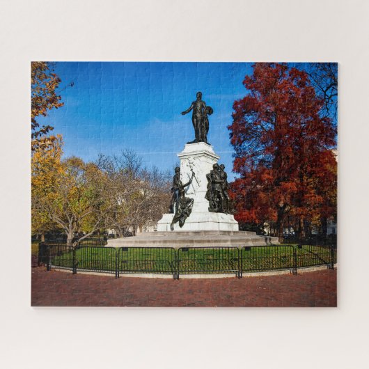 Puzzle Lafayette Park Washington DC. (Horizontal)