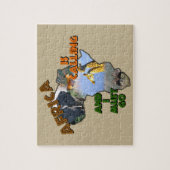 Puzzle L'Afrique appelle le collage de la faune (Vertical)