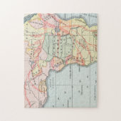 PUZZLE L'AFRIQUE : CARTE, 1894 (Vertical)