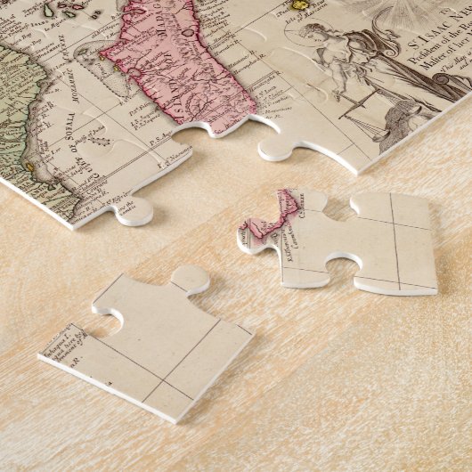 Puzzle L'Afrique circa 1725 (Côté)