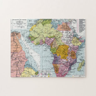 PUZZLE L'AFRIQUE DIVISÉE, 1914