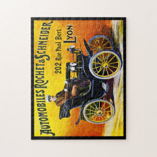 Puzzle L'âge d'or des automobiles modèle Vintage T Tour