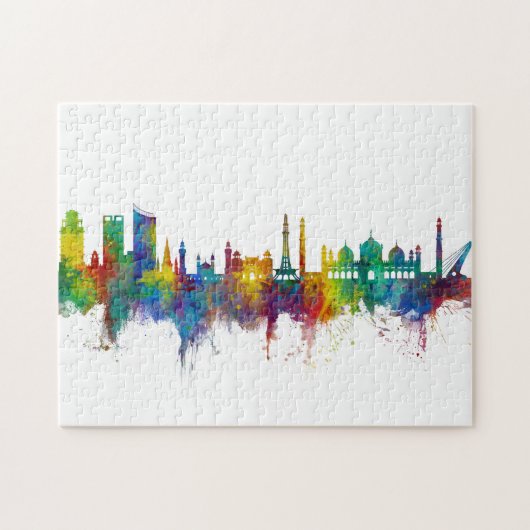 Puzzle Lahore Pakistan Skyline (Horizontal)