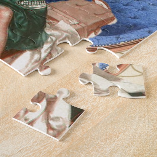 Puzzle L'aileron avec des valises, les années 1920 (Côté)