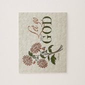 Puzzle Laissé allez laisser Dieu (les citations de (Vertical)