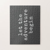 Puzzle Laisser L'Aventure Commencer La Citation Minimalis (Vertical)
