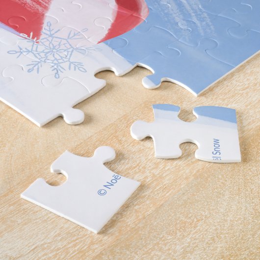 Puzzle Laissez-le Snowman et Peppermenthe (Côté)