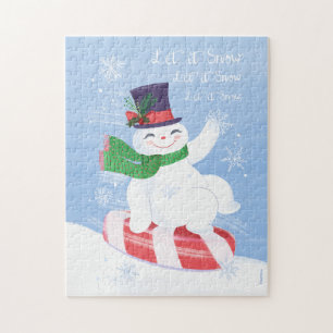 Puzzle Laissez-le Snowman et Peppermenthe