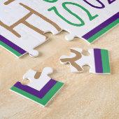 Puzzle Laissez Les Bon Temps Rouler Mardi Gras King Cake (Côté)