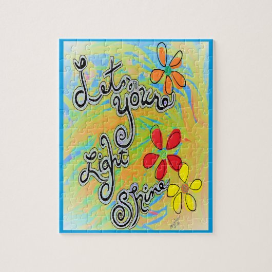 Puzzle Laissez votre éclat léger (Vertical)