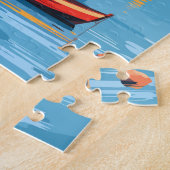 Puzzle Lake Garda Italie Travel Art Vintage (Côté)