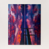 Puzzle Lake McDonald Glacier Park.voeux de Noël (Vertical)