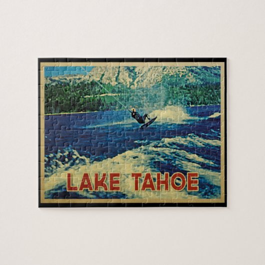 Puzzle Lake Tahoe Water Skier (Horizontal)