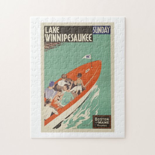 Puzzle Lake Winnipesaukee New Hampshire Travel (Vertical)