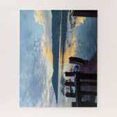 Puzzle Lakeside View from a Deck (Vertical)