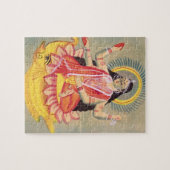 Puzzle Laksmi se reposant sur un trône de lotus part, (Horizontal)