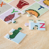 Puzzle L'alphabet d'ABC apprenant les nourritures (Côté)