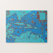 Puzzle L'Amérique Centrale ("Amérique Occidentalis ") (Horizontal)