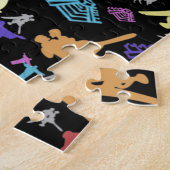 Puzzle L'Amérique du Sud colorée (Côté)