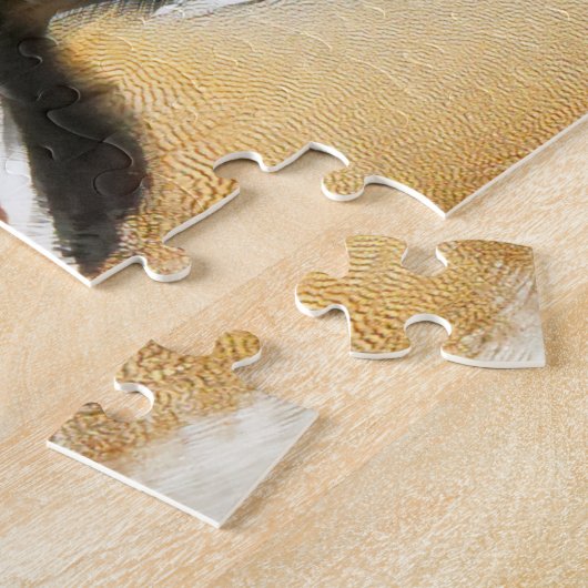 Puzzle L'amour dans les roseaux : Une paire de canards en (Côté)