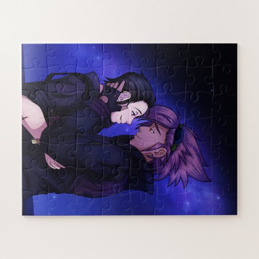 Puzzle L'amour dans l'espace (Horizontal)