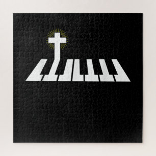 Puzzle L'Amour de Jésus  Croix de piano Jésus-Christ