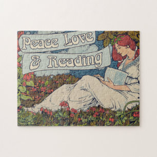 Puzzle L'amour de la paix et la lecture