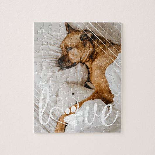 Puzzle L'amour de la vie des animaux | Empreinte de patte (Vertical)