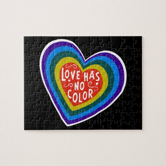 Puzzle L'amour n'a aucun antiracisme/discrimination de (Horizontal)