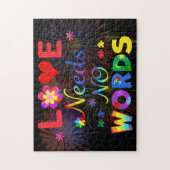 Puzzle L'amour n'a pas besoin de mots (Vertical)