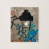 Puzzle Lampe de rue et Graffiti (Vertical)