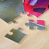 Puzzle Lampes turques mosaïque aquarelle art (Côté)