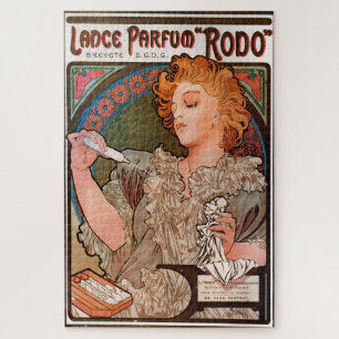 Puzzle Lance parfum Rodo par Alphonse Mucha