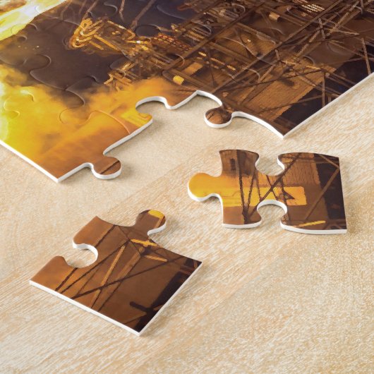 Puzzle Lancement de la fusée spatiale Orion de la NASA (Côté)