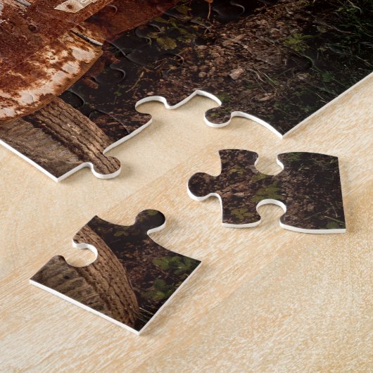 Puzzle L'ancienne fourgonnette de livraison (Côté)