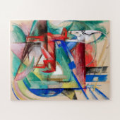 Puzzle Landscape with Animals by Franz Marc  (Horizontal)