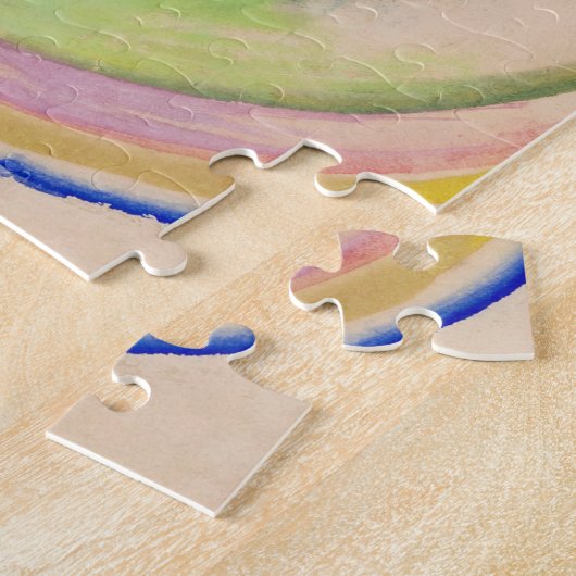Puzzle Landscape with Animals by Franz Marc  (Côté)