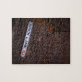 Puzzle Lane en brique - Londres - Panneau de rue - 8x10 - (Horizontal)