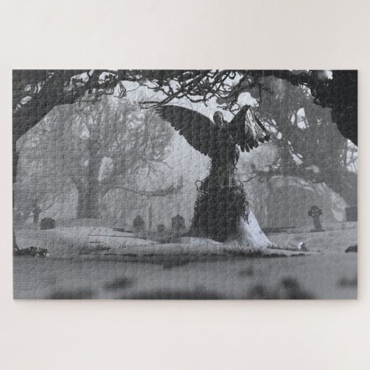 Puzzle L'Ange Noir (hiver) (Horizontal)