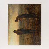 Puzzle L'Angelus de Jean-François Millet (Vertical)