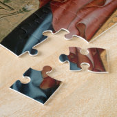 Puzzle L'annonce, c.1330 (huile sur le panneau) (Côté)