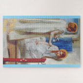 Puzzle L'Annonciation de Dante Gabriel Rossetti (Horizontal)