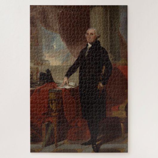 Puzzle Lansdowne Portrait : Le président américain George (Vertical)